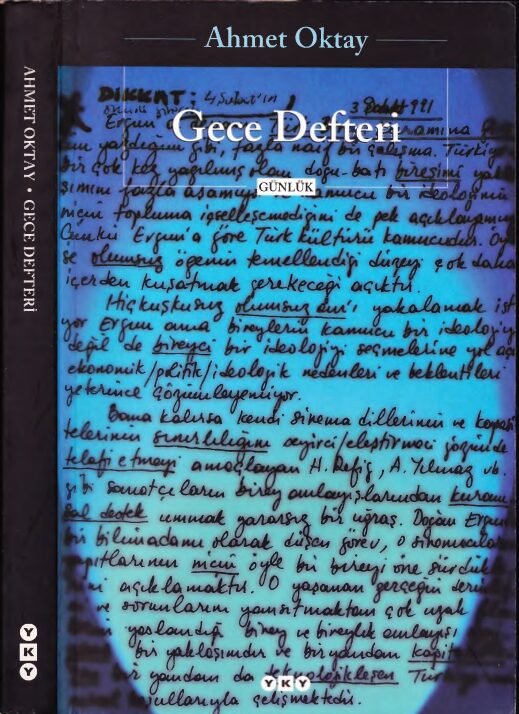 Gece Defteri: Günlükler 1984–1993 PDF | Ahmet Oktay