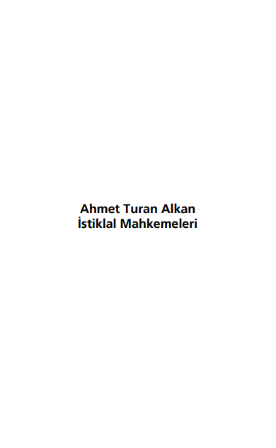 İstiklal Mahkemeleri