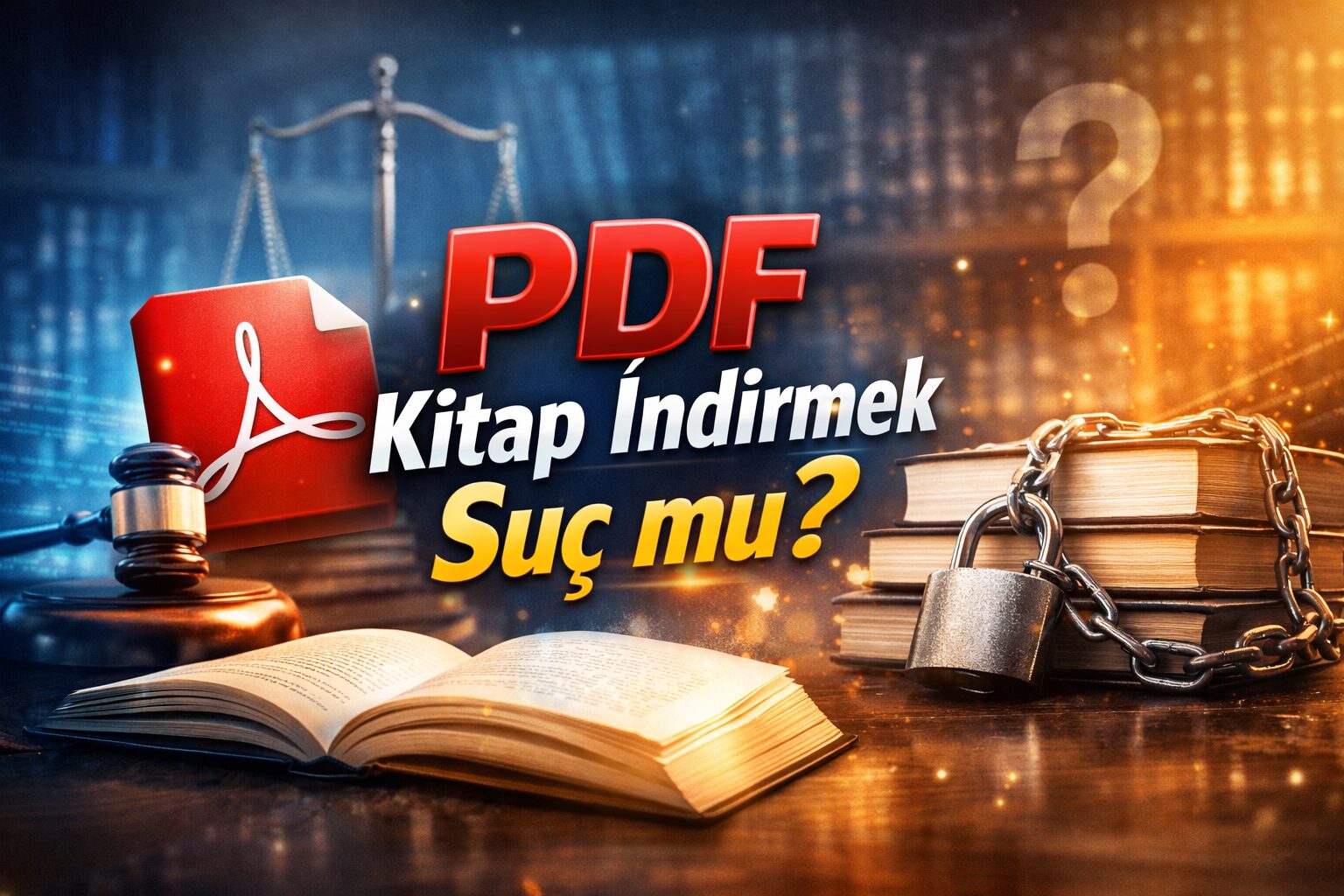PDF Kitap İndirmek Suç mu