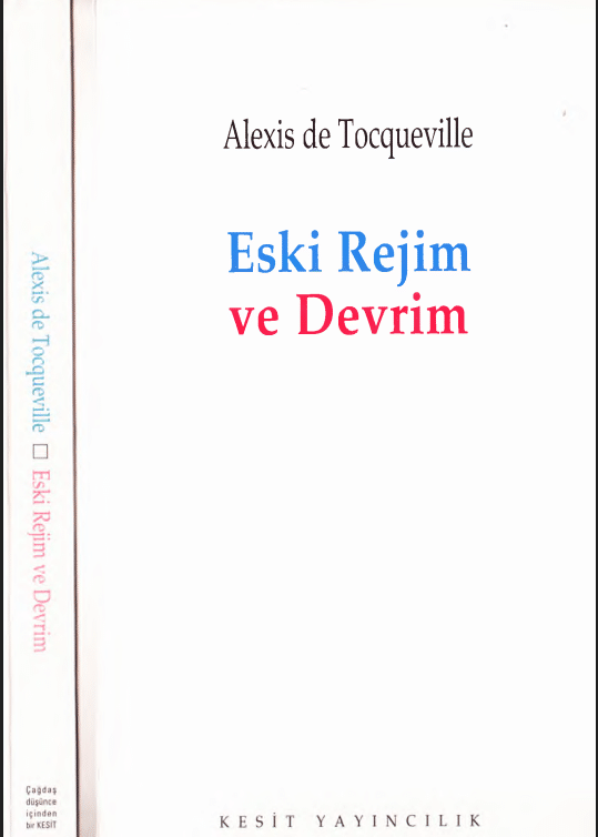 Eski Rejim ve Devrim PDF | Alexis de Tocqueville