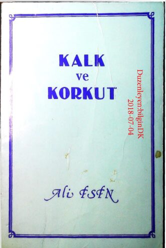 Kalk ve Korkut PDF | Ali Esen