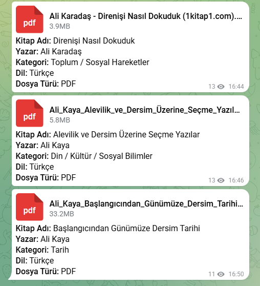 PDF Kitap Telegram
