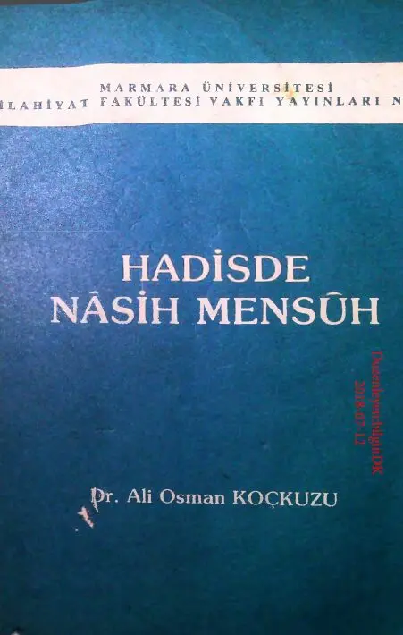 Hadisde Nasih Mensuh PDF | Ali Osman Kockuzu