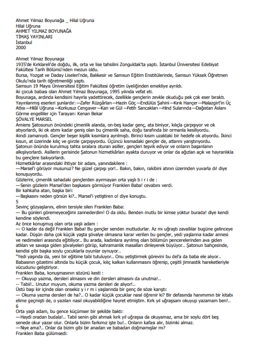 Hilal Uğruna PDF | Ahmet Yılmaz Boyunağa