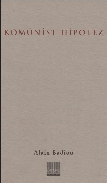 Komünist Hipotez PDF | Alain Badiou