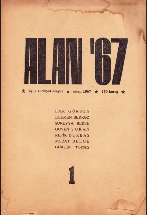 Alan 67 Sayı 1 (Nisan 1967) PDF