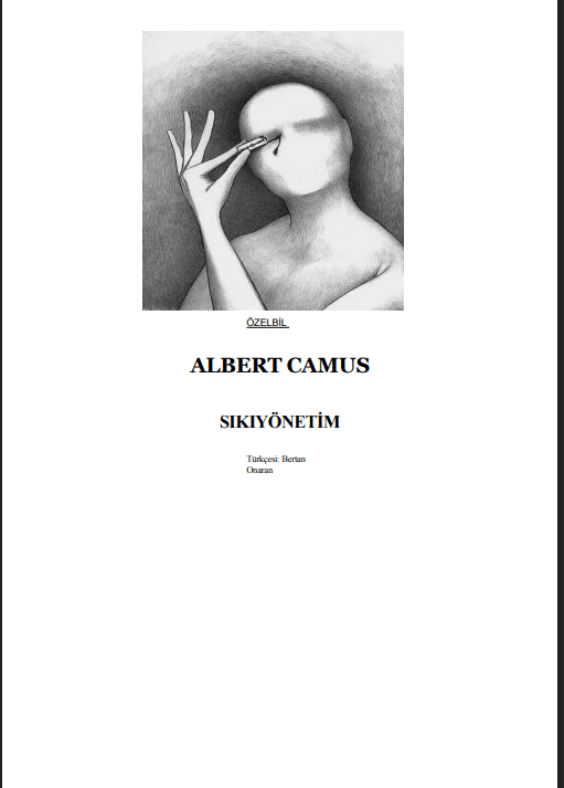 Sıkıyönetim PDF | Albert Camus