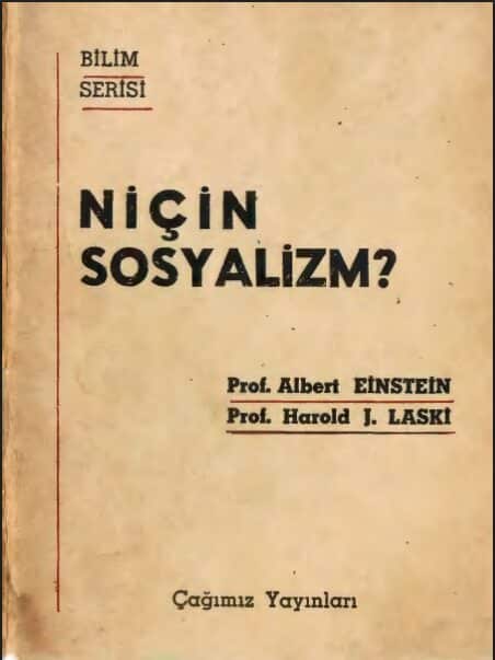 Niçin Sosyalizm PDF | Albert Einstein,Harold J. Laski
