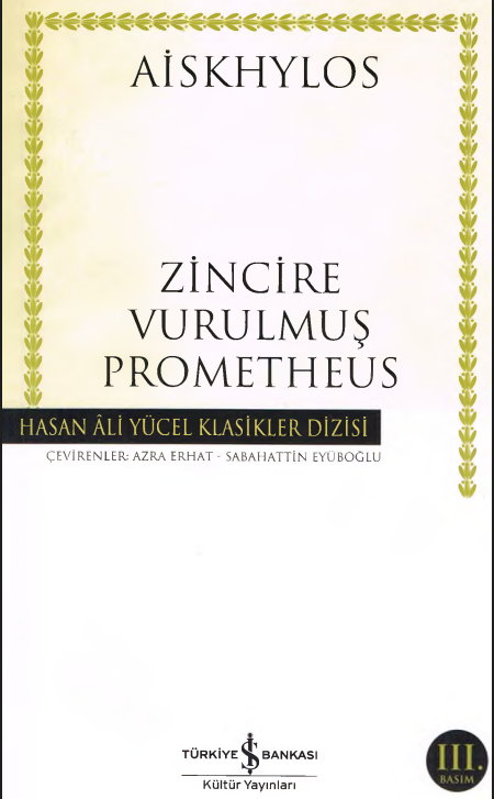 Zincire Vurulmuş Prometheus PDF | Aiskhylos