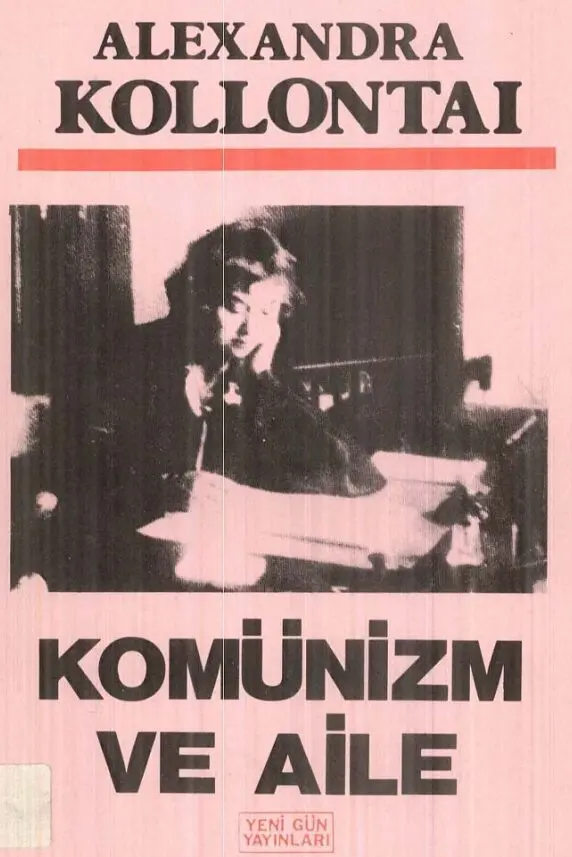 Komünizm ve Aile PDF | Aleksandra Kollontai Kitap Kapağı