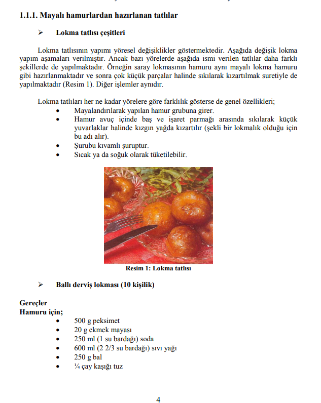 Hamur Tatlıları: Şerbetli ve Sütlü Seçenekler PDF