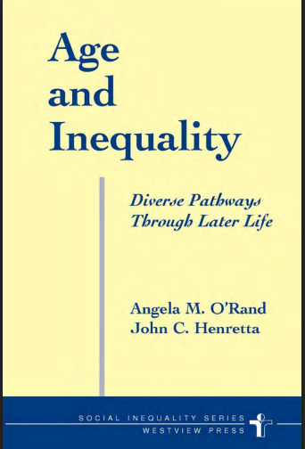 Age and Inequality: Diverse Pathways Through Later Life - İngilizce