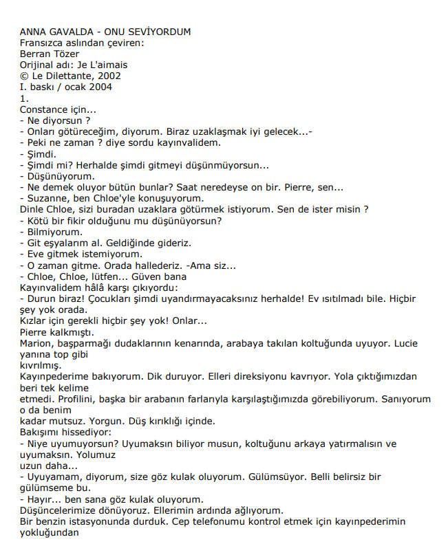 Onu Seviyordum PDF – Anna Gavalda