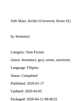Safe Skies Archer PDF | Tagalogca