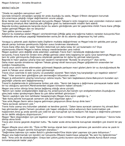 Megan Evleniyor PDF – Annette Broadrick