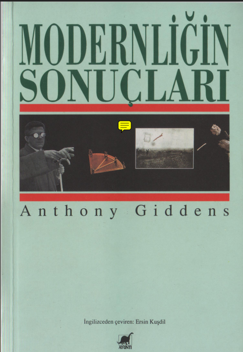 Modernliğin Sonuçları PDF – Anthony Giddens