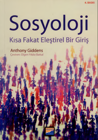 Sosyoloji: Kısa Fakat Eleştirel Bir Giriş PDF – Anthony Giddens