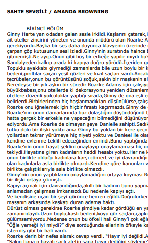 Sahte Sevgili PDF | Amanda Browning