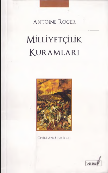 Milliyetçilik Kuramları PDF - Antoine Roger