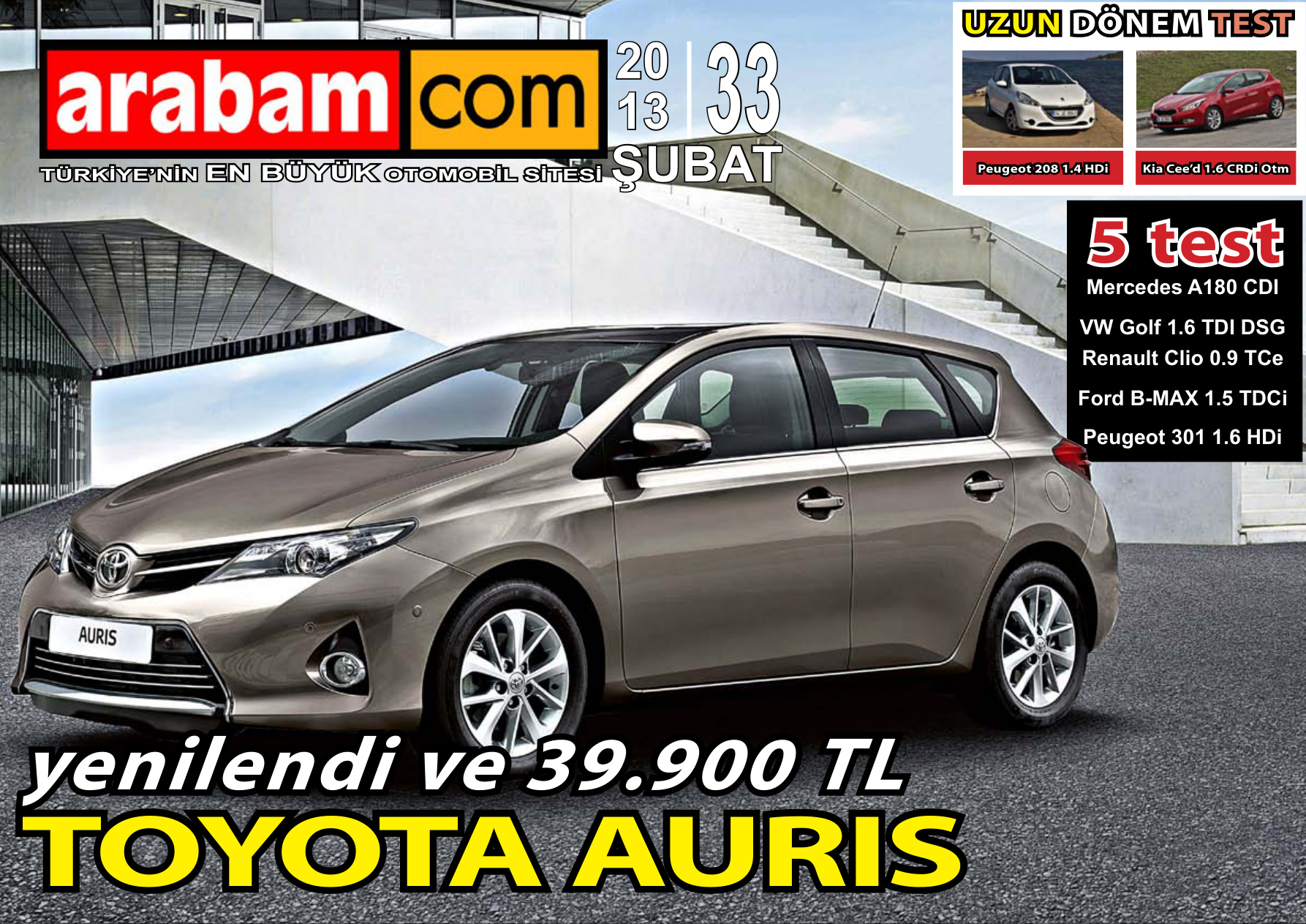 Arabam – Şubat 2013 PDF – Otomobil Dünyası