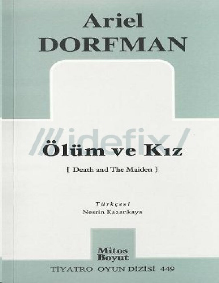 Ariel Dorfman Ölüm ve Kız Kitap Kapağı