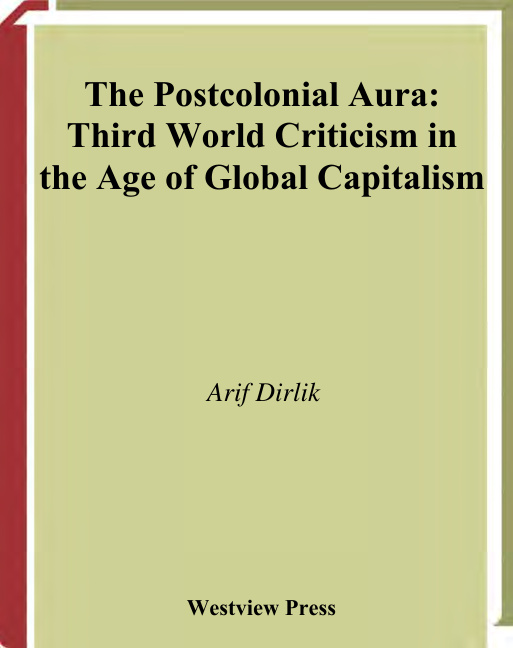 Postkolonyal Aura PDF – Arif Dirlik