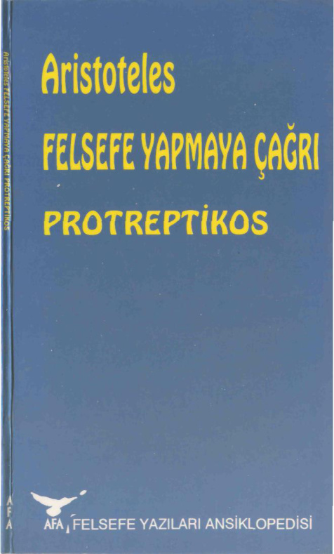 Felsefe Yapmaya Çağrı (Protreptikos) PDF - Aristoteles 8 Felsefe Yapmaya Çağrı (Protreptikos) PDF – Aristoteles