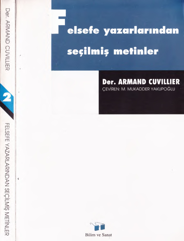 Felsefe Yazarlarından Seçilmiş Metinler 2 PDF – Armand Cuvillier