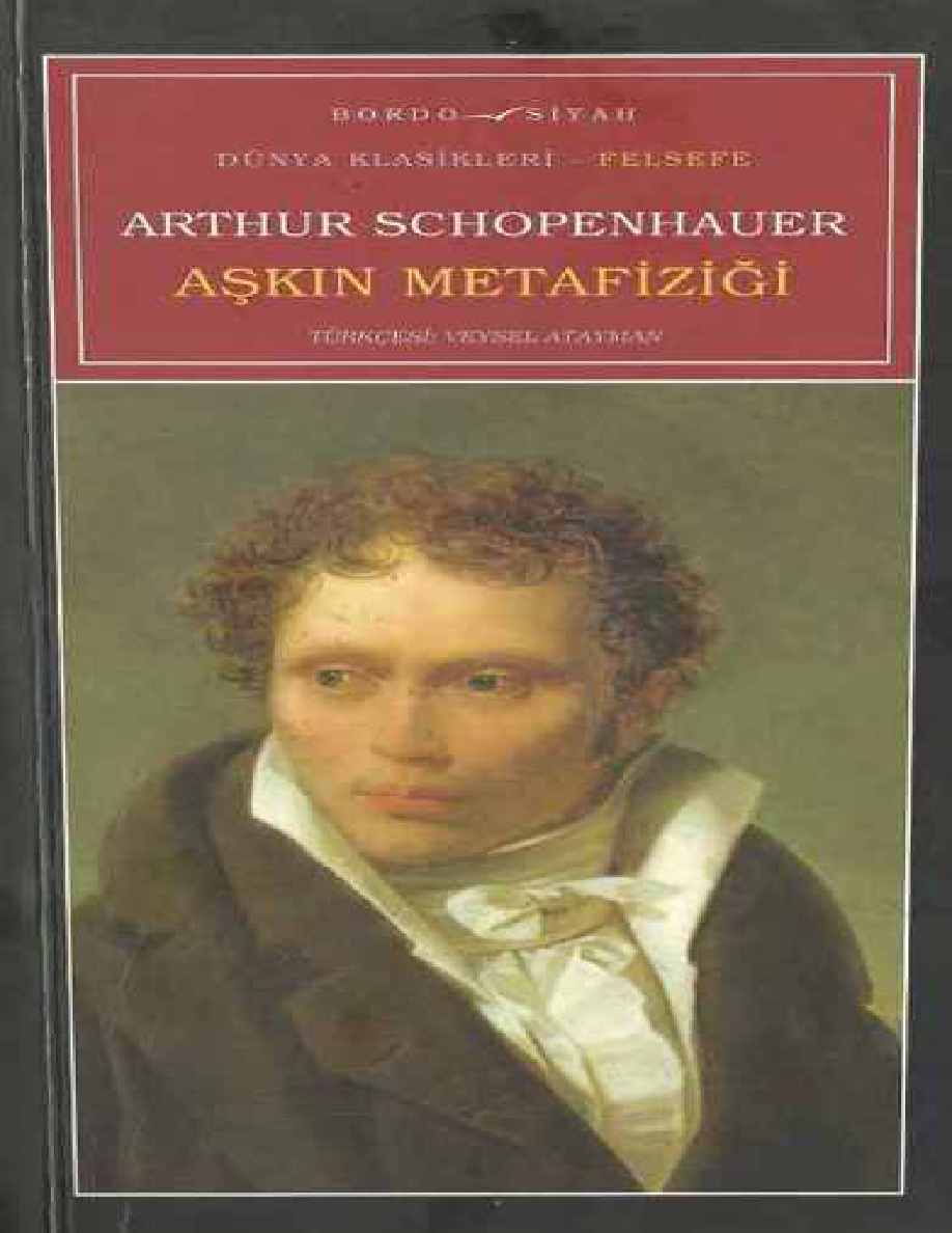 Aşkın Metafiziği PDF – Arthur Schopenhauer