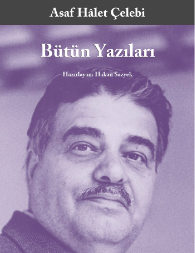 Asaf Halet Çelebi Bütün Yazıları Kitap Kapağı