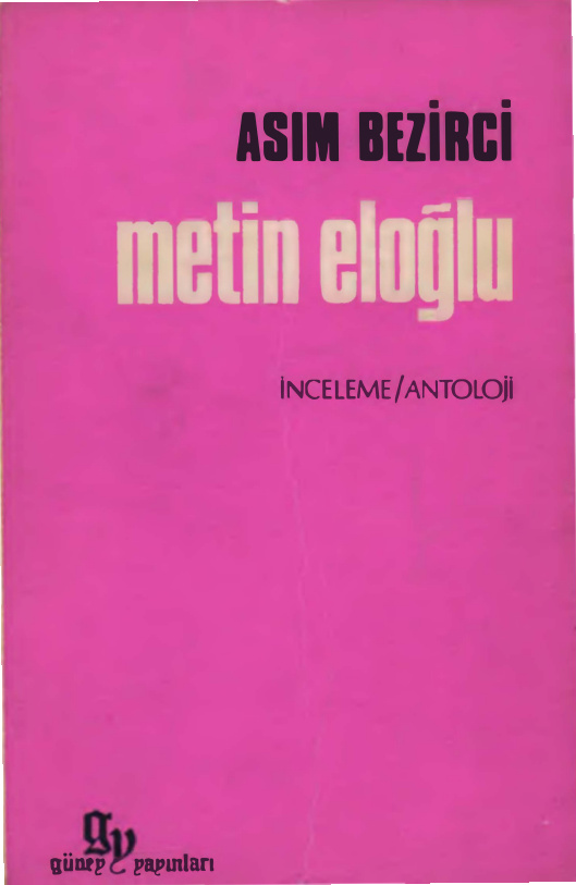 Metin Eloğlu PDF – Asım Bezirci