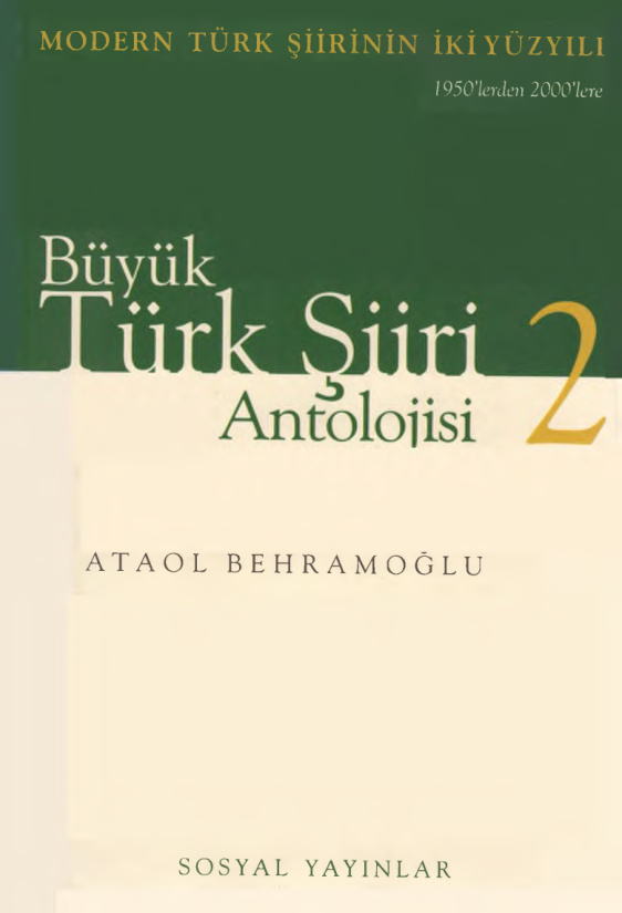 Büyük Türk Şiiri Antolojisi 2 PDF – Ataol Behramoğlu