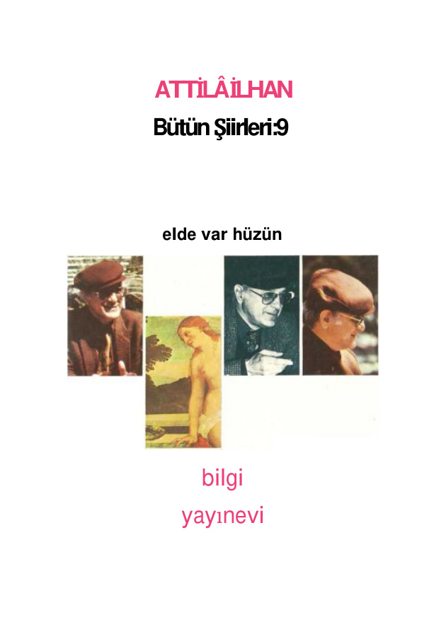 Elde Var Hüzün PDF – Atilla İlhan