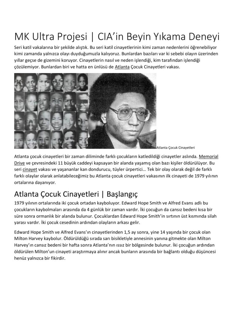 Atlanta Çocuk Cinayetleri Kitap Kapağı