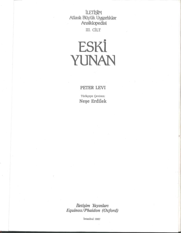 Atlaslı Büyük Uygarlıklar Ansiklopedisi İletişim Yayınları Kitap Kapağı