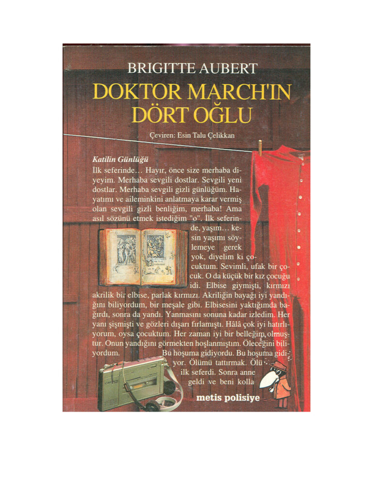Aubert Brigitte Doktor March'ın Dört Oğlu Kitap Kapağı