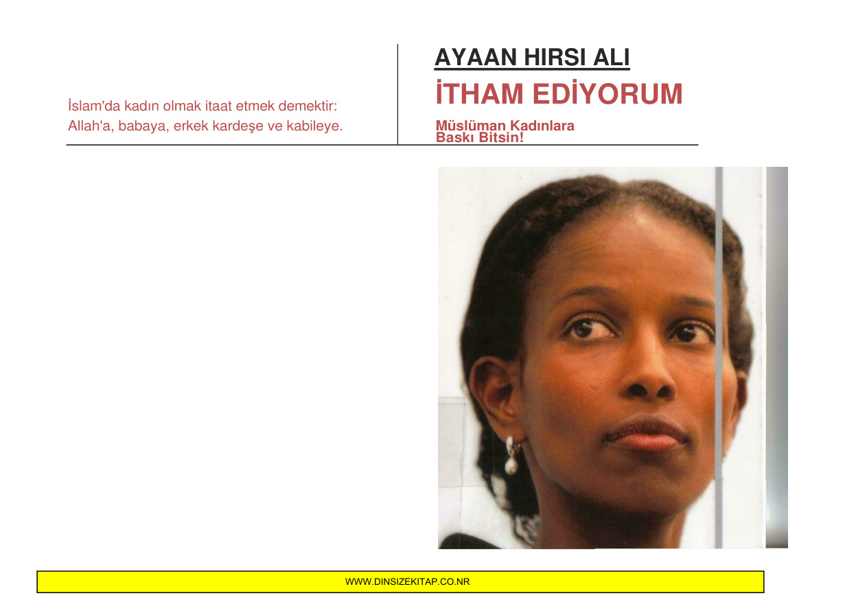 İtham Ediyorum PDF – Ayaan Hirsi Ali