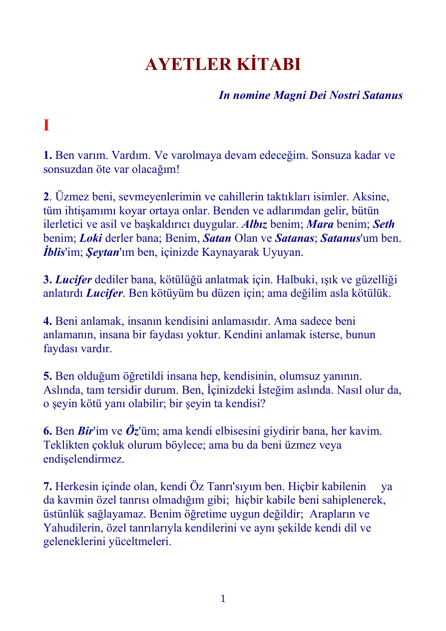 Ayetler Kitabı PDF – Aleister Crowley