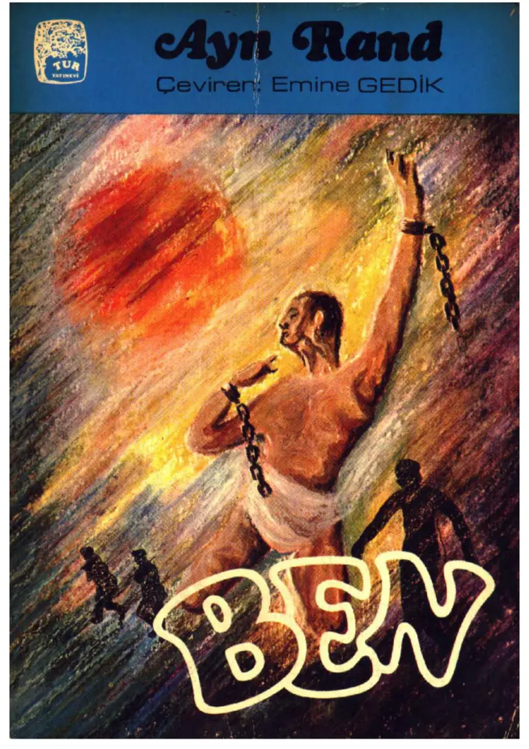Ayn Rand Ben Kitap Kapağı