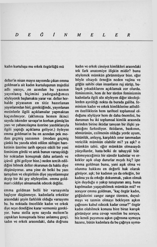 Kadının Kurtuluşu mu Erkeğin Özgürlüğü mü? PDF – Ayşe Düzkan, Gül Özlen