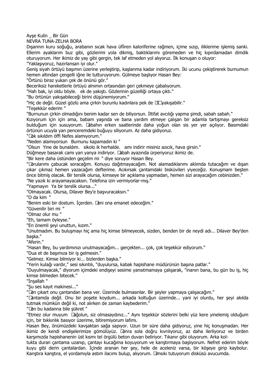 Bir Gün PDF – Ayşe Kulin
