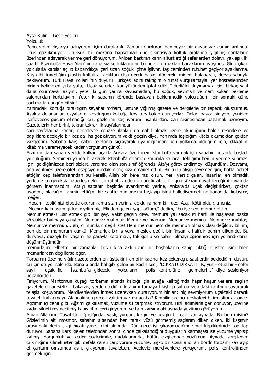 Gece Sesleri PDF – Ayşe Kulin