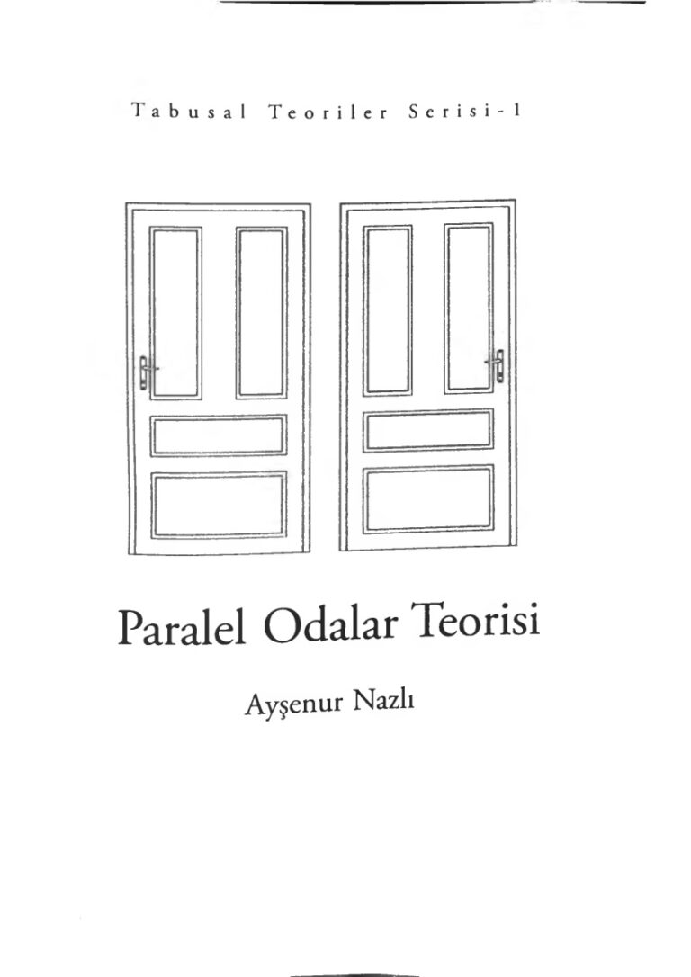 Ayşenur Nazlı Paralel Odalar Teorisi dc Kitap Kapağı