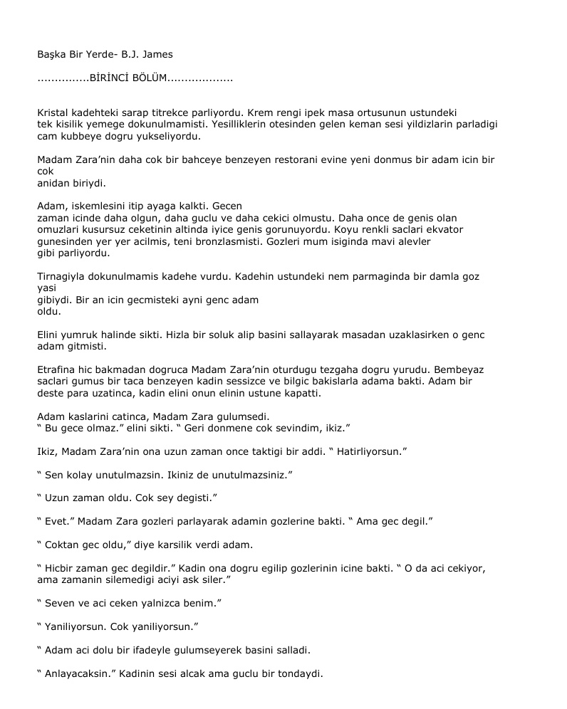 Başka Bir Yerde PDF – B. J. James