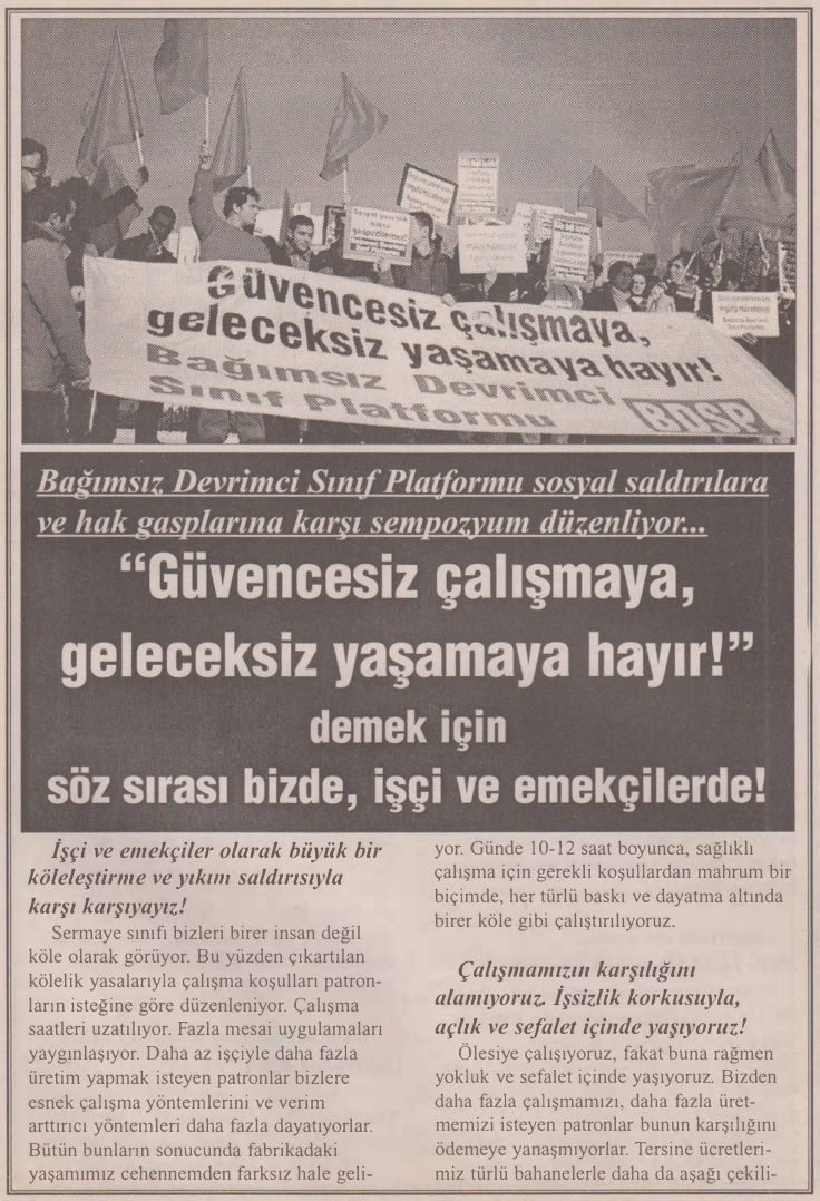 Kızıl Bayrak Özel Sayı (022 Aralık 2004) PDF – Kolektif / BDSP
