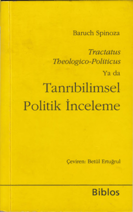 Tanrıbilimsel Politik İnceleme PDF – Baruch Spinoza