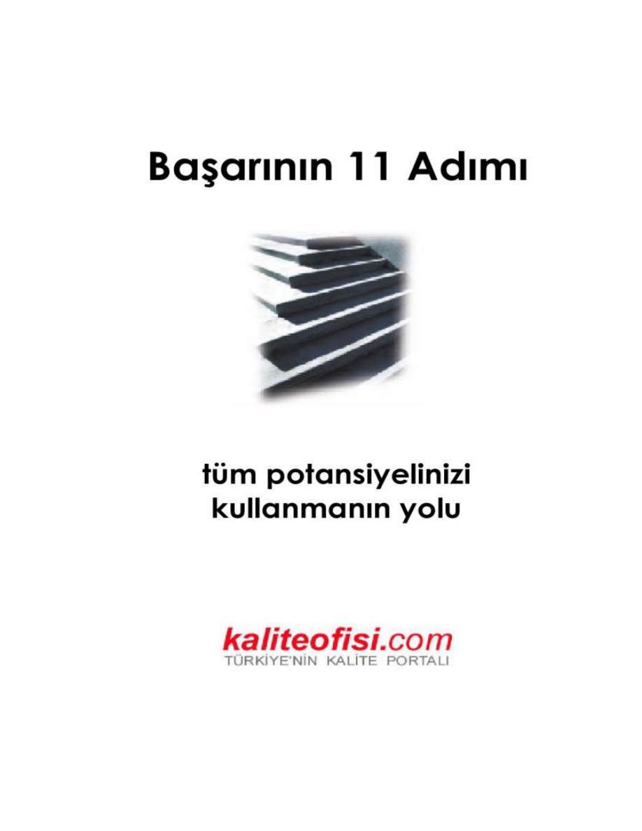 Başarının 11 Adımı PDF – Bilinmiyor / Kolektif