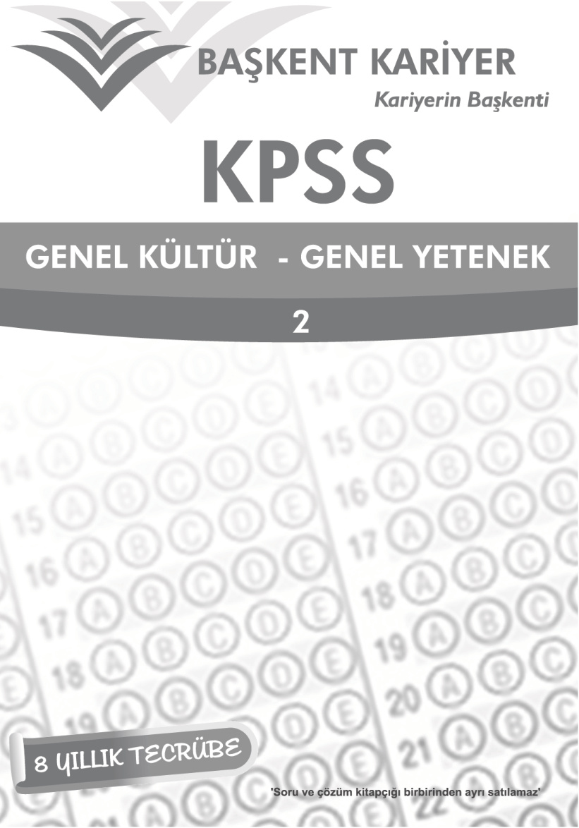 Başkent Kariyer TG2 KPSS GyGk PDF – Başkent Kariyer Yayınları