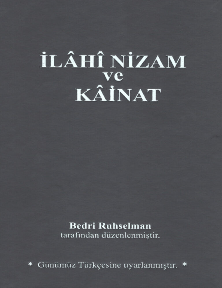 Bedri Ruhselman İlahi Nizam ve Kainat Kitap Kapağı