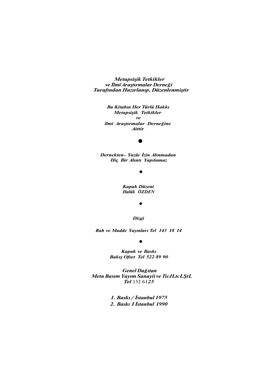 Ruhlar Arasında PDF – Bedri Ruhselman